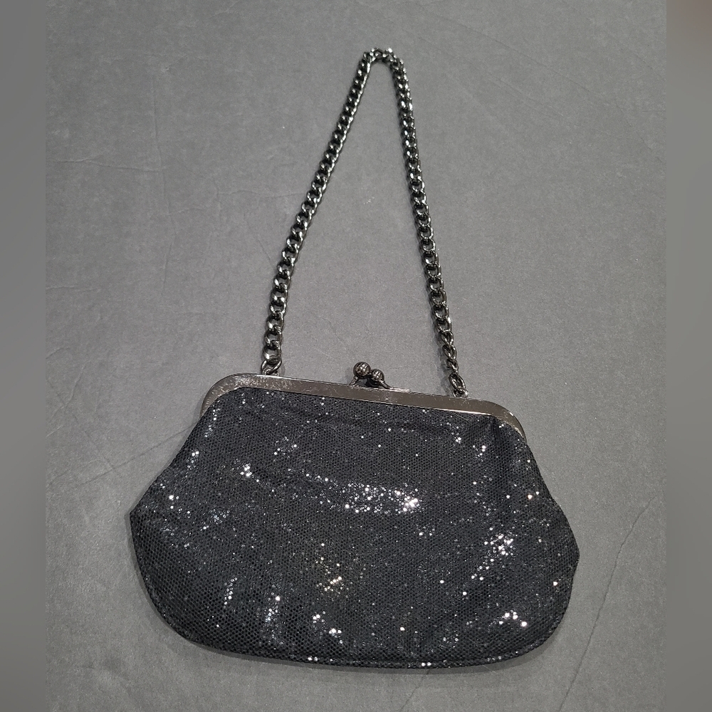 Elegant Black Evening Sparkle Bag (J)